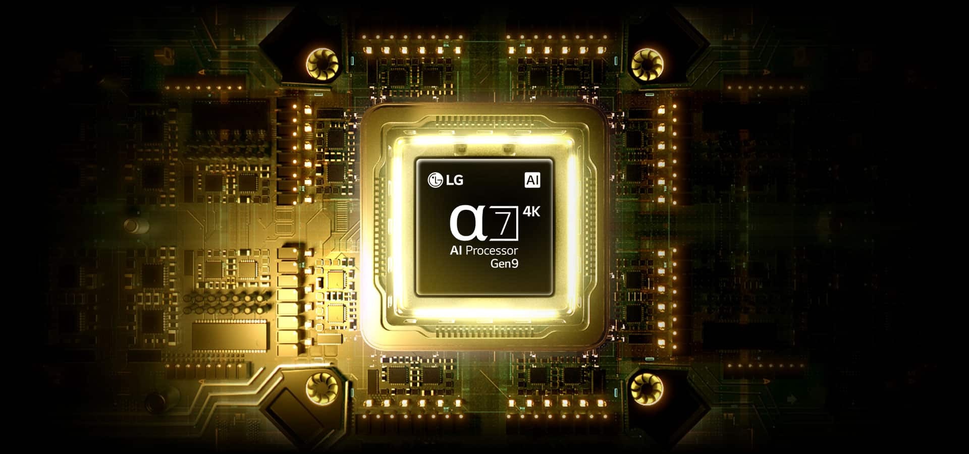 Sức mạnh từ bộ xử lý α7 AI Processor 4K Gen9